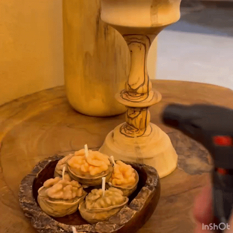 شمع وارمر گردویی