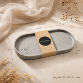 سینی دکوراتیو دستساز مناسب شمع و جاعودی