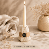 جا شمعی سنگ مصنوعی کرم رگهدار Numa Home